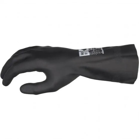 Neopren/Latex Chemikalienschutzhandschuh, 30 cm, schwarz 9