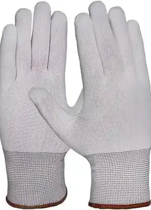 Weiße Arbeitshandschuhe aus nahtlosem Gewebe, Hygieneschutz, medizinische Schutzkleidung