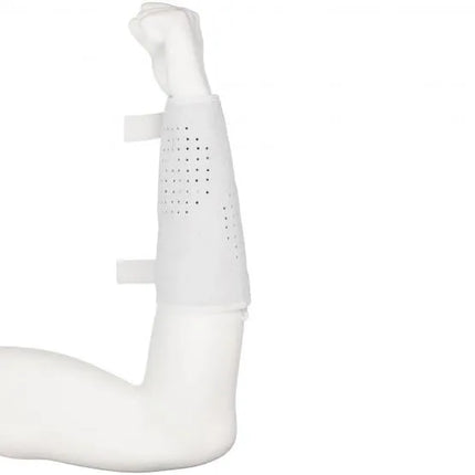 Leder Pulsschutz, 20 cm, Klettverschluss, natur