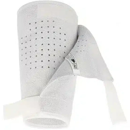 Leder Pulsschutz, 20 cm, Klettverschluss, natur