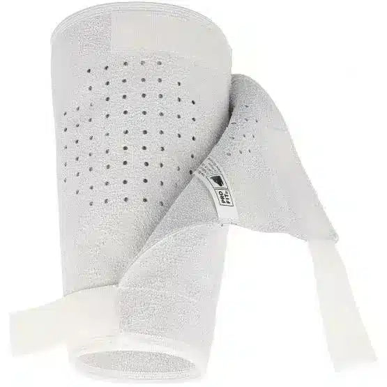 Leder Pulsschutz, 20 cm, Klettverschluss, natur