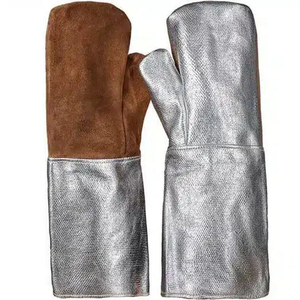 Hitzeschutzhandschuh, Sebatanleder, Fauster, 43 cm, Alu 10