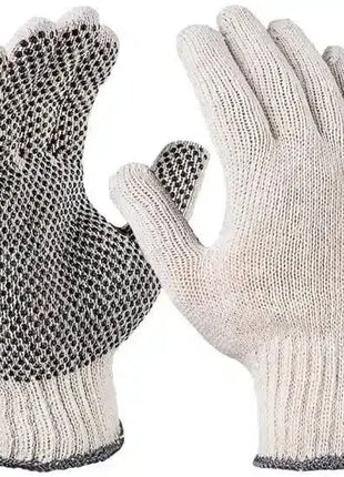 Arbeitshandschuhe aus Baumwolle mit Noppen, Schutz für Handwerk und Hygieneanwendungen