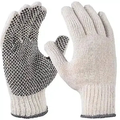 Arbeitshandschuhe aus Baumwolle mit Noppen, Schutz für Handwerk und Hygieneanwendungen