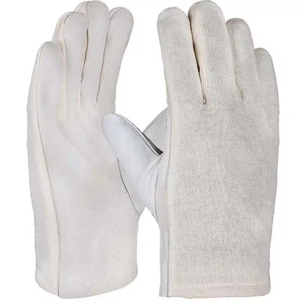 Nappaleder Arbeitshandschuhe Trikotrücken, gesäumt 9