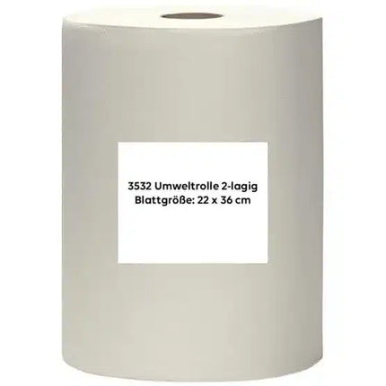 Putztuchrolle 2-lagig, 22 x 36 cm, sandbeige