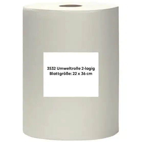 Putztuchrolle 2-lagig, 22 x 36 cm, sandbeige