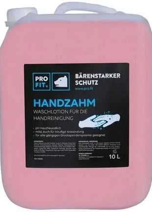 10L Kanister PRO FIT Handzahn Waschlotion, rosa Flüssigseife zur Händereinigung, pH-hautneutral