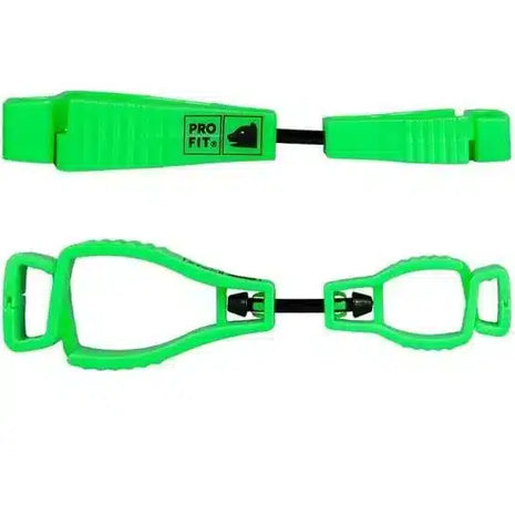 Handschuhhalter, neongrün