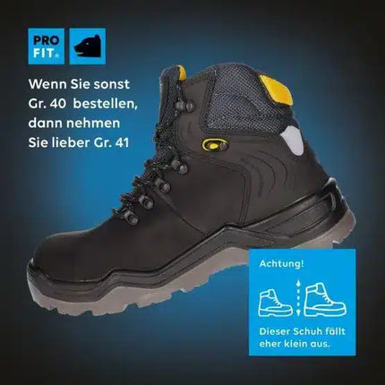 ESD Sicherheitsschuhe S3 "Arctos B mid", metallfrei, hoch