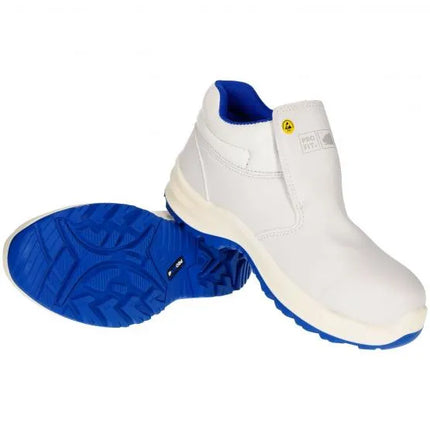 ESD Sicherheitsschuhe S2 "Arctos white mid", hoch