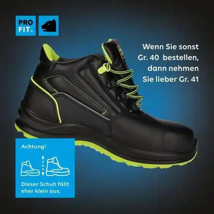 Sicherheitsschuhe S3 "Arctos E mid", Stahl, hoch