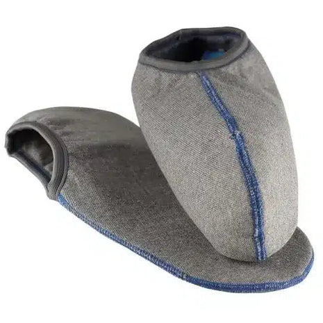 Einziehsocken für Gummistiefel, grau/ blau 41