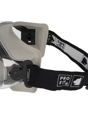 Schutzbrille mit verstellbarem Gummiband, transparente Sichtscheibe, ideal für Arbeitsschutz