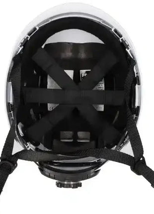 Schutzhelm mit Innenpolsterung und verstellbarem Kinnriemen, Sicherheitsausrüstung