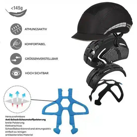 Anstoßkappe X!-9500 Pro Cap, neongelb, kurzer Schirm 2,5 cm