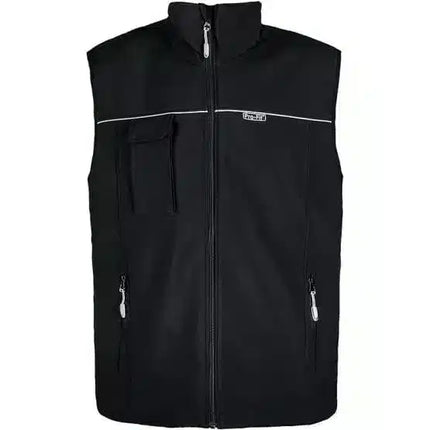 Arbeitsweste Softshell-Weste schwarz L