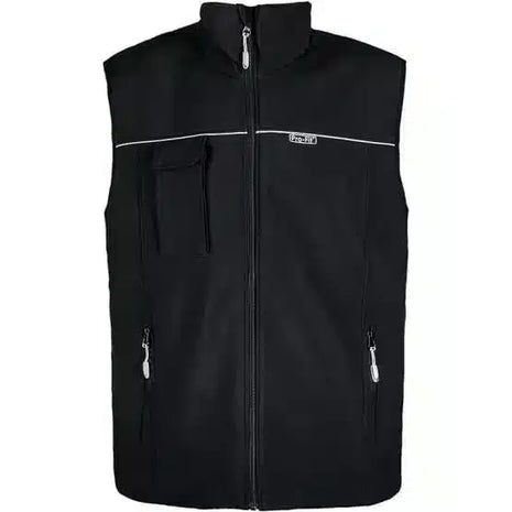 Arbeitsweste Softshell-Weste schwarz L
