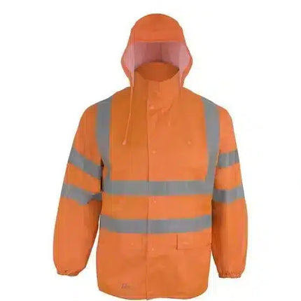 PU-Warnschutzjacke, neonorange