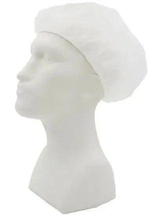 PP-Baretthaube weiß, ca. 53cm, 1 Pack =100 St., Cat. I