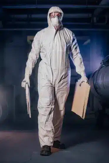 Chemikalien Schutzanzug "Eisbär" Typ 5B/6B, weiß XL