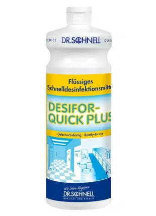 Dr. Schnell Desifor-Quick Plus flüssiges Schnell-Desinfektionsmittel, gebrauchsfertig, 1L Flasche