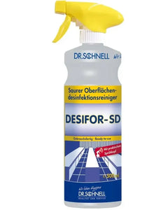 DESIFOR-SD saurer Oberflächendesinfektionsreiniger Sprühflasche 500ml, Hygienereinigung