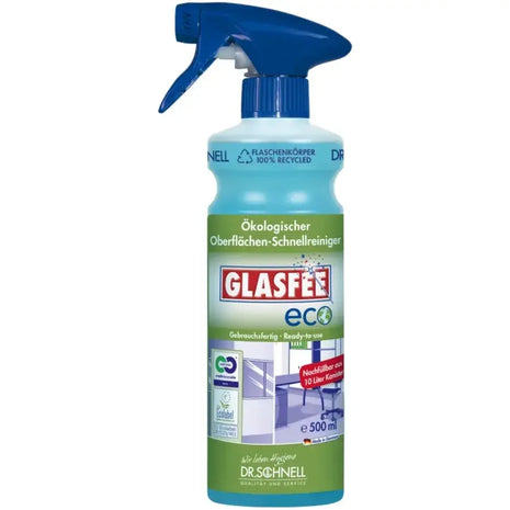Glasfee eco ökologischer Oberflächen-Schnellreiniger 500ml Sprühflasche, umweltfreundlich