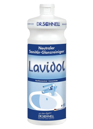 Dr. Schnell Lavidol neutraler Sanitär-Glanzreiniger Hochkonzentrat Flasche 1 Liter