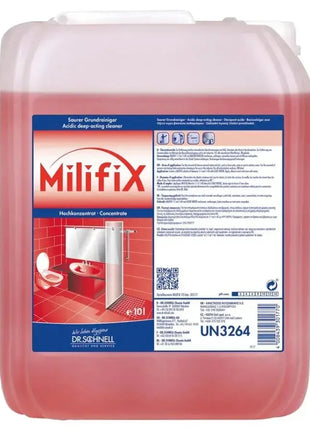 Milifix saurer Grundreiniger Kanister, Konzentrat für Bad, WC und Sanitär, 10 Liter