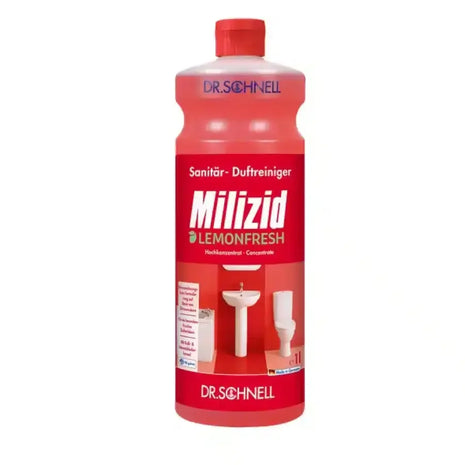 Dr. Schnell Milizid Lemonfresh Sanitär-Duftreiniger Flasche, hochkonzentriert, für Bad & WC