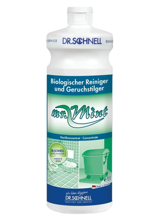 DR.SCHNELL mr.Mint biologischer Reiniger und Geruchstilger Konzentrat Flasche, Hygiene Reinigung
