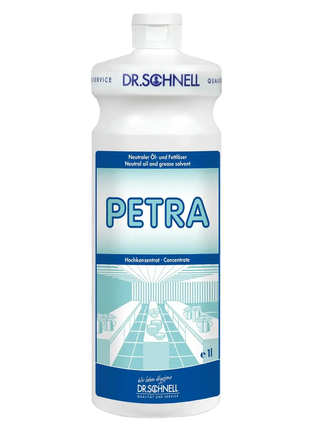 Dr. Schnell PETRA Öl- und Fettlöser 1L Flasche, Hochkonzentrat für professionelle Reinigung