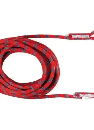 Rotes Kletterseil mit Ösen, Sicherheitsseil für professionelle Anwendungen