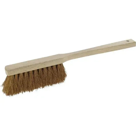 Handfeger mit Holzgriff und Naturborsten, Reinigungsbürste für professionelle Hygiene