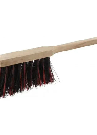 Handfeger mit Holzgriff und zweifarbigen Borsten, Reinigungszubehör für professionelle Hygiene