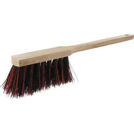 Handfeger mit Holzgriff und zweifarbigen Borsten, Reinigungszubehör für professionelle Hygiene