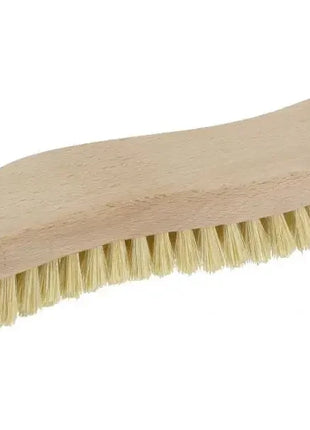 Handbürste mit Holzgriff und Naturborsten, professionelle Hygiene-Reinigungsbürste