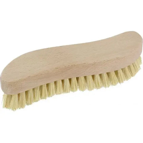Handbürste mit ergonomischem Holzgriff und festen Naturborsten für Hygiene und Reinigung