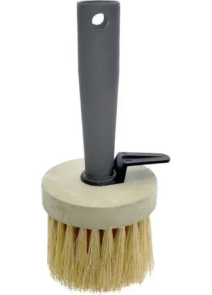 Runde Quastbürste mit Kunststoffgriff, helle Borsten, ideal für Reinigungs- und Hygienebereich