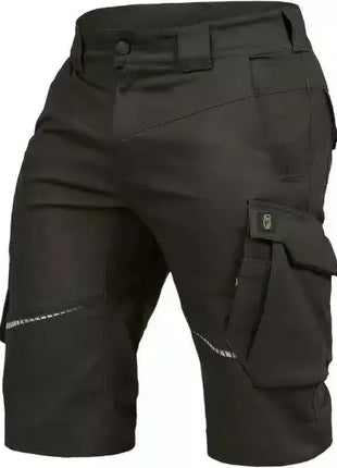 Schwarze Arbeitsshorts mit Seitentasche, widerstandsfähig, ideale Berufskleidung