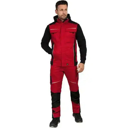 leibwaechter-arbeits-weste-hier-guenstig-kaufen-rot-schwarz-hier-bestellen-