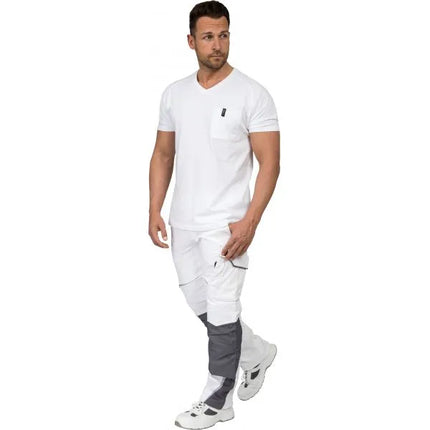 leibwaechter-flex-t-shirt-v-ausschnitt-weiß-hier-bestellen-