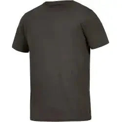 schwarzes T-Shirt kurzarm, hygienisch, medizinische Arbeitskleidung, Rückansicht