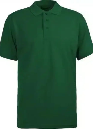 Grünes Polohemd für Herren, Kurzarm, klassisches Design, hochwertige Berufsbekleidung