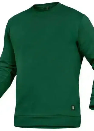 Grüner Unisex-Pullover mit langen Ärmeln, klassischer Schnitt, ideal für Berufsbekleidung