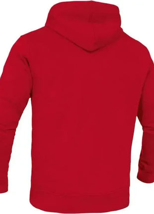 Roter Kapuzenpullover Rückansicht, Unisex Hoodie, bequeme Freizeitkleidung, Langarm