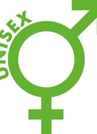 Grünes Unisex-Symbol mit Pfeil und Kreuz, geeignet für Hygiene- und Medizinprodukte