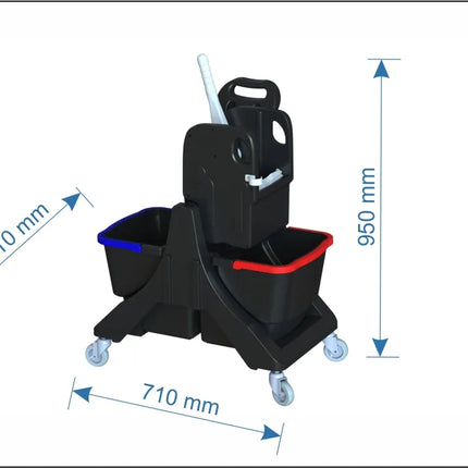 "ECOBLACK 45 DOPPELFAHREIMER MIT ABLAGEWANNE "
