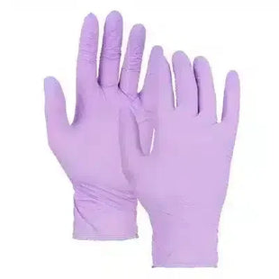 Lila Nitrilhandschuhe, Einweg, für Hygiene, Schutz und medizinische Anwendungen
